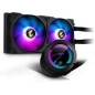 Aorus WATERFORCE 280 Processors flydende kølesystem 1-pack Sort 140 mm Aorus WATERFORCE 280 Processors flydende kølesystem 1-pack Sort 140 mm